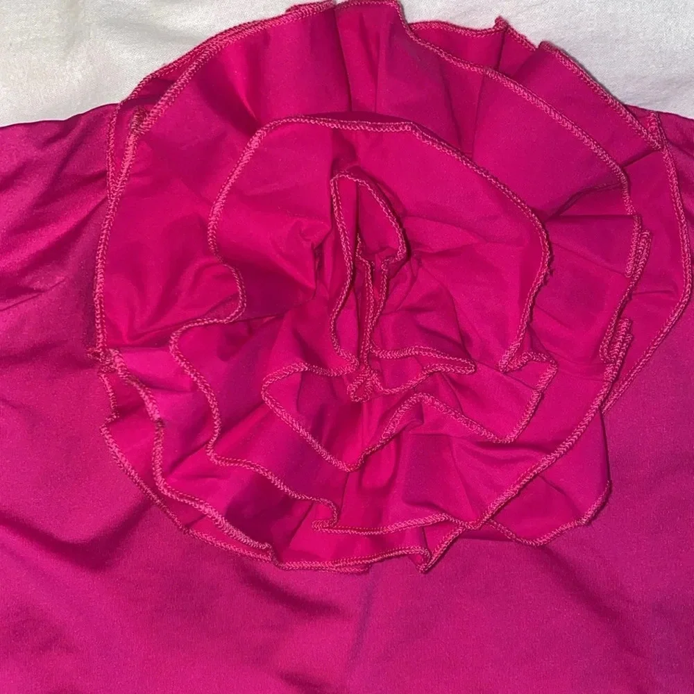Zara NWT Maxi Flower Swimsuit